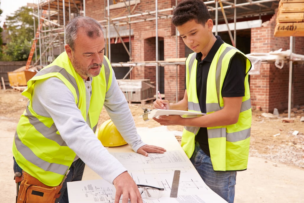 Builder with Apprentice